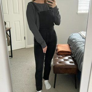 Madewell Black Overalls